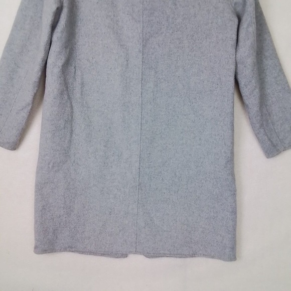 GAP Wool‎ Blend Soft Shell Overcoat Size Medium in Gray *FLAWED* - Picture 7 of 12